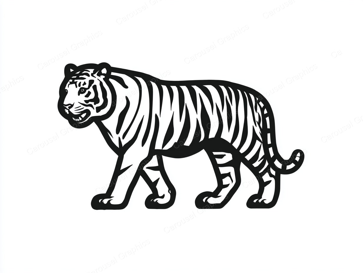Tiger Vector Graphic preview