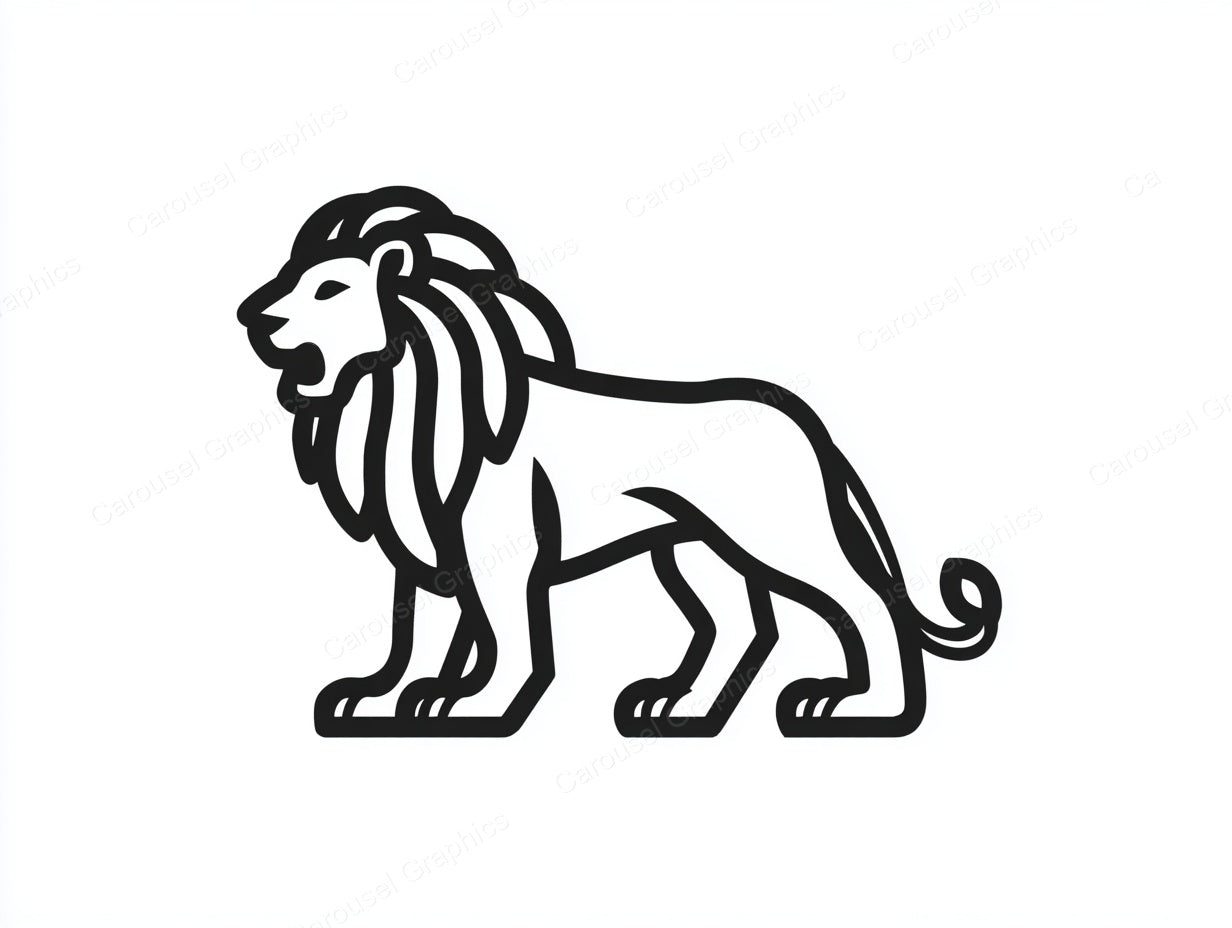 Lion Vector Graphic preview