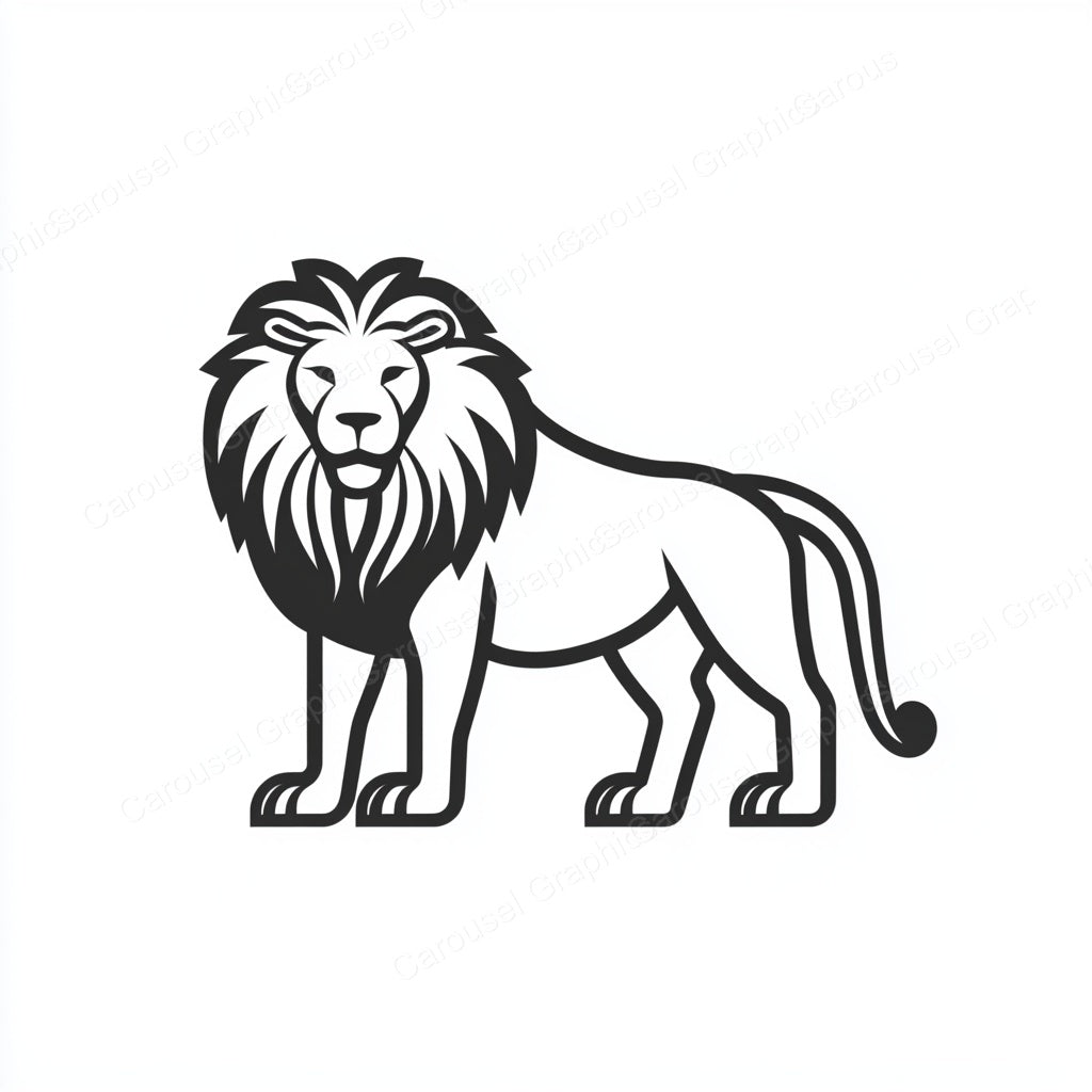 Lion Vector Graphic preview