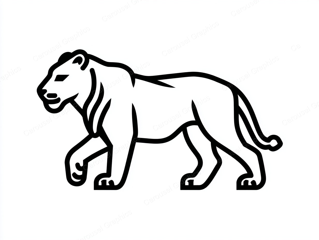 Lion Vector Graphic preview