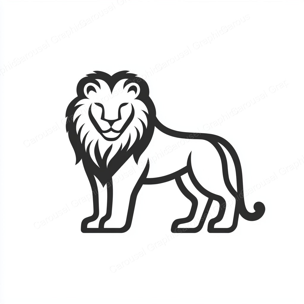 Lion Vector Graphic preview