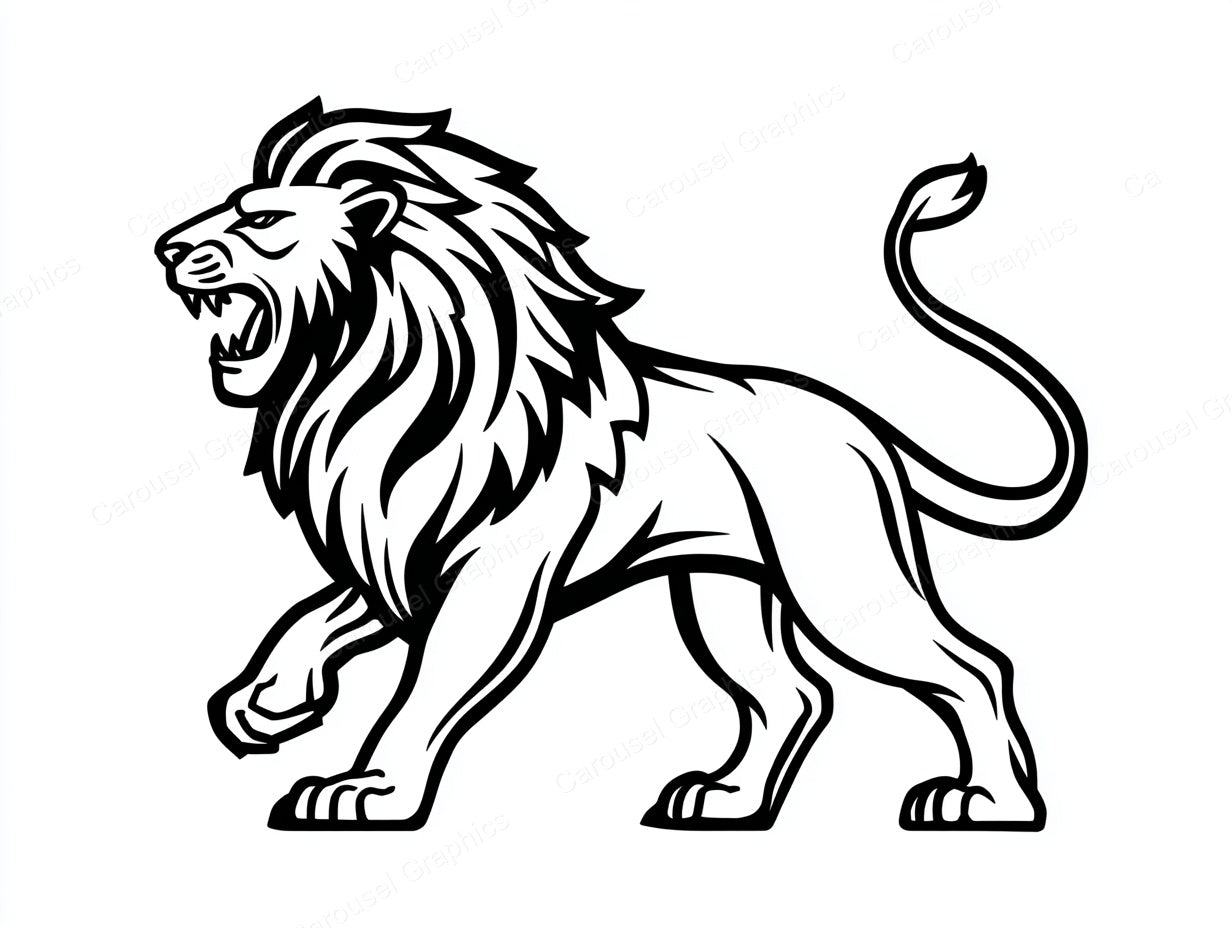 Lion Vector Graphic preview