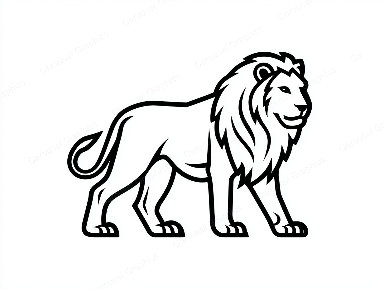 Lion Vector Graphic preview