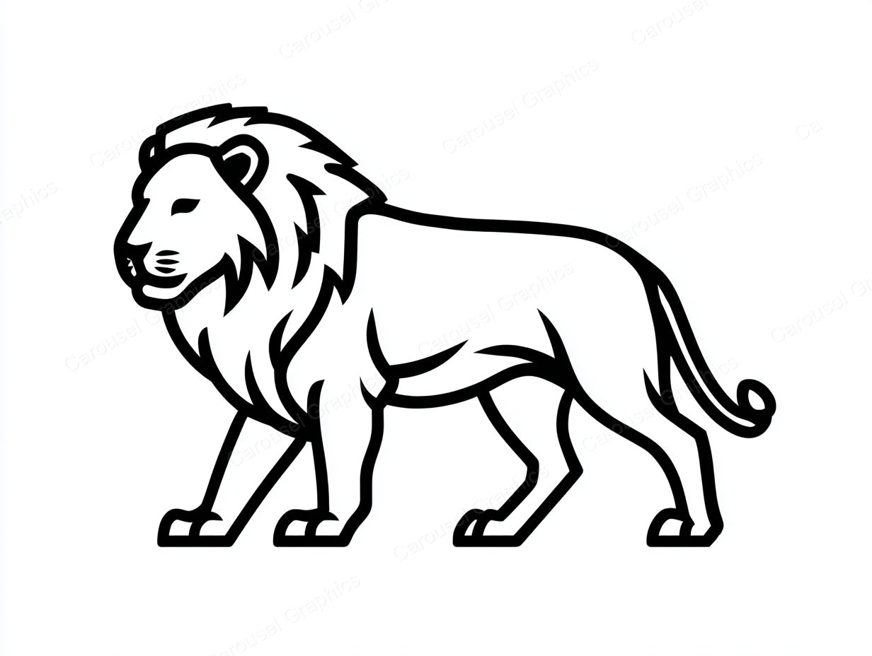 Lion Vector Graphic preview