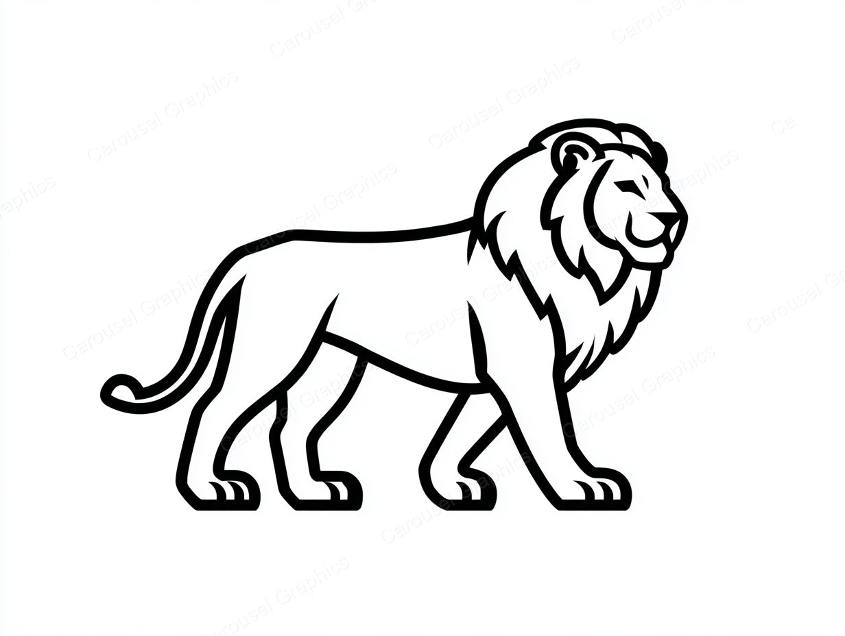 Lion Vector Graphic preview
