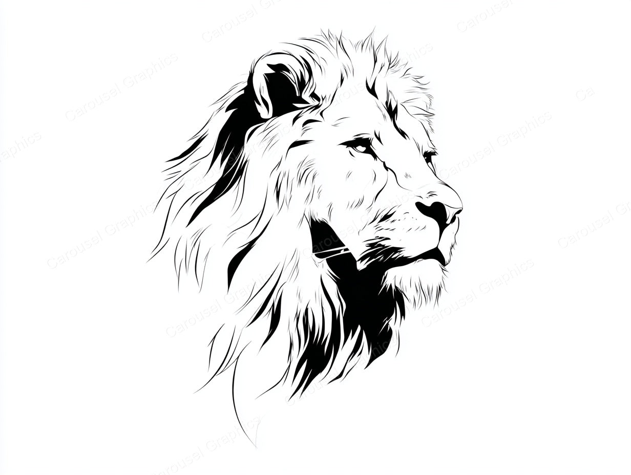 Lion Vector Graphic preview