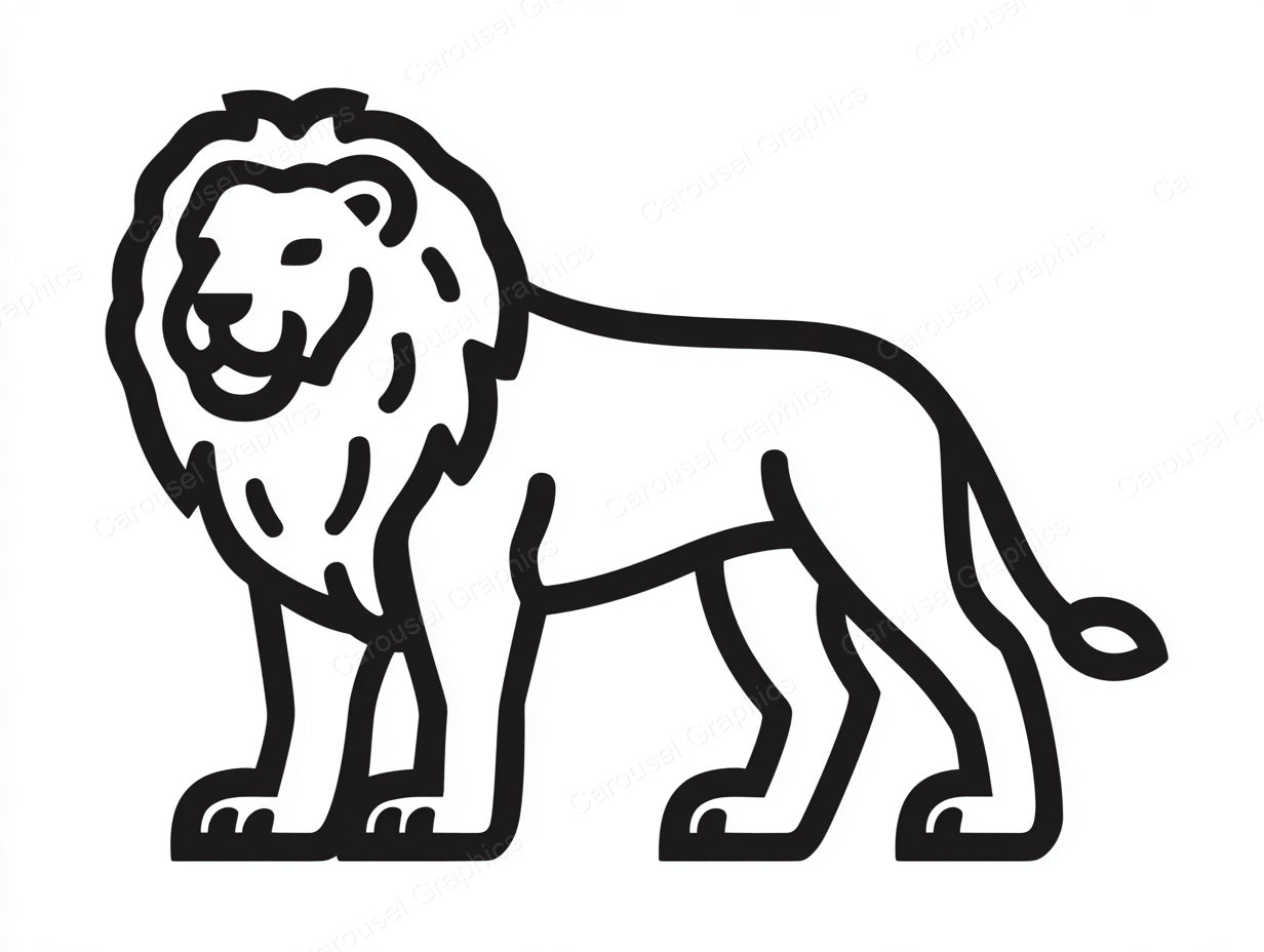 Lion Vector Graphic preview