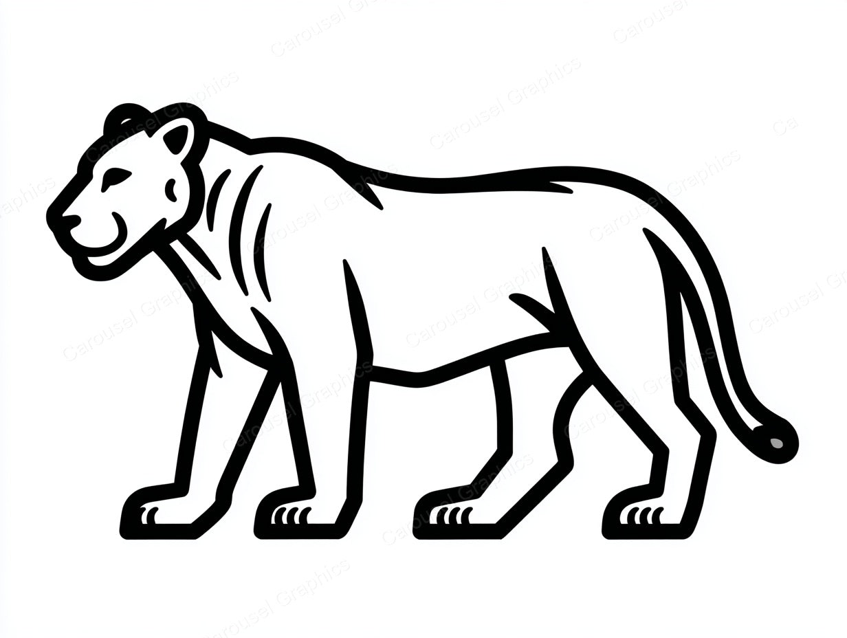 Lion Vector Graphic preview