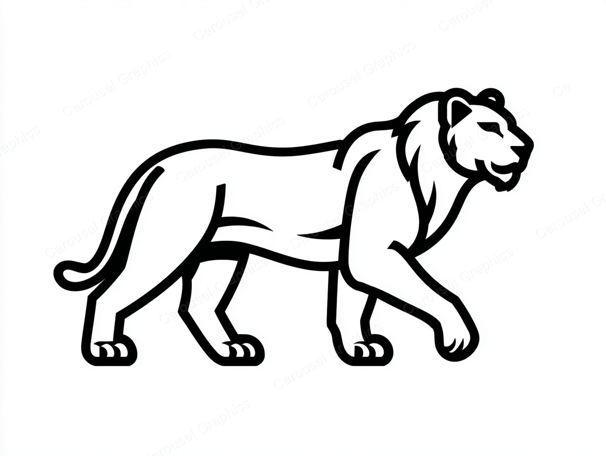 Lion Vector Graphic preview