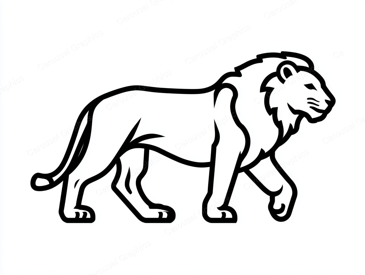 Lion Vector Graphic preview