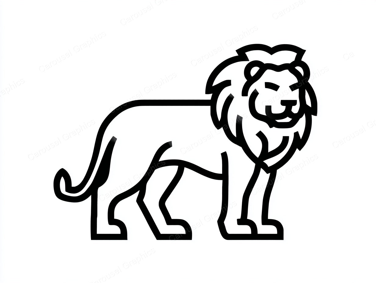 Lion Vector Graphic preview