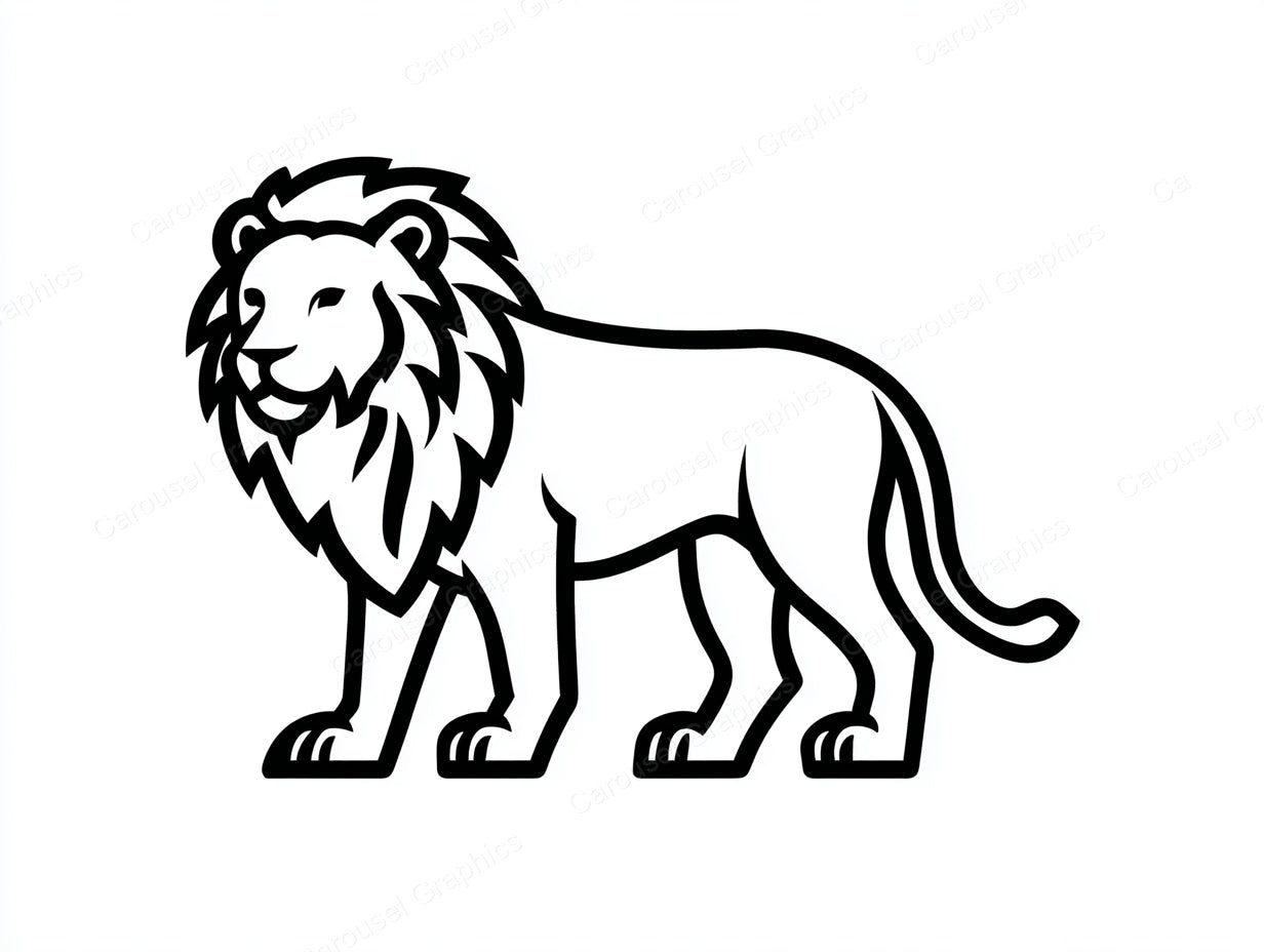 Lion Vector Graphic preview