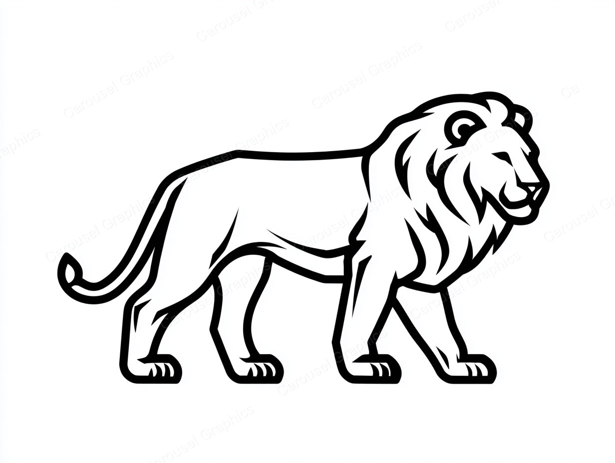 Lion Vector Graphic preview