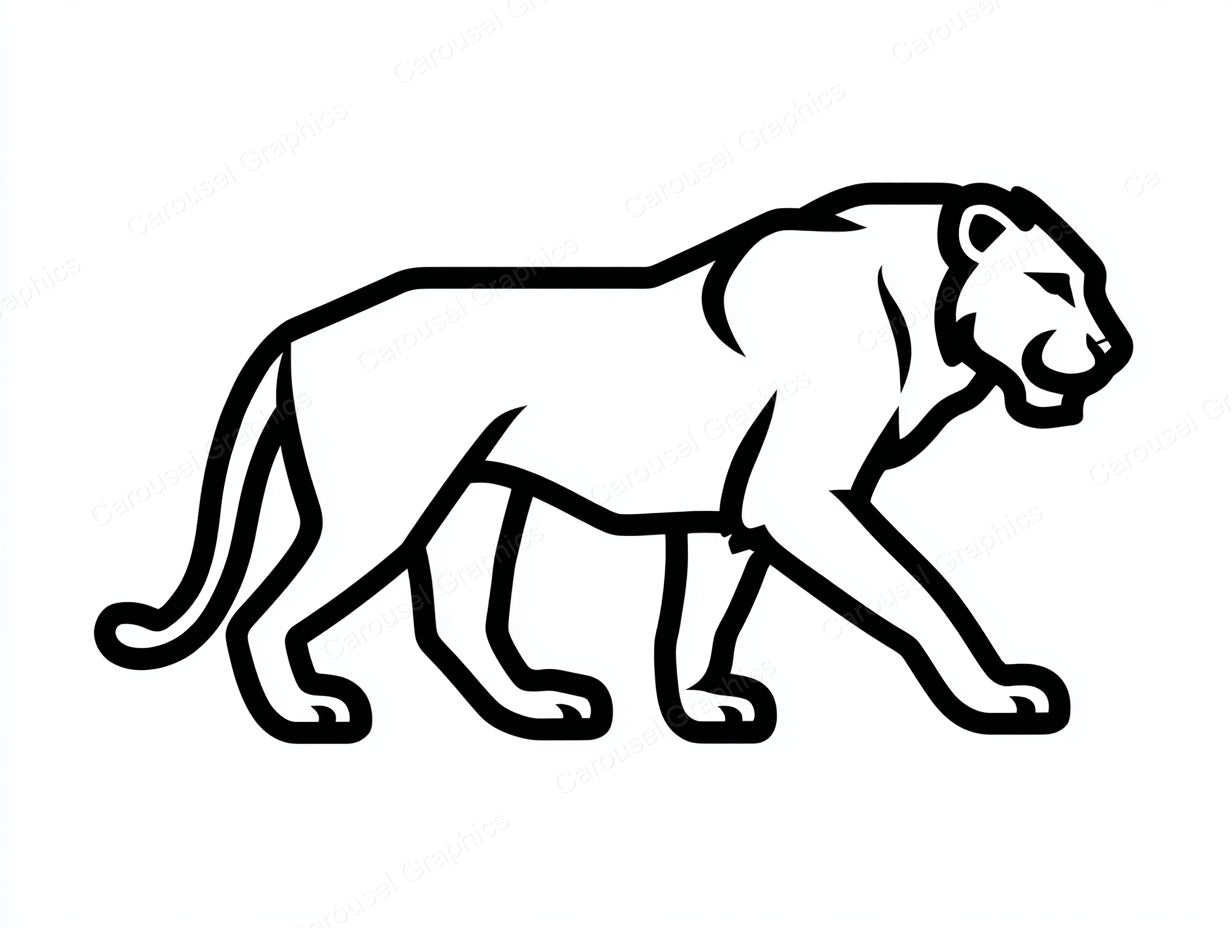 Lion Vector Graphic preview