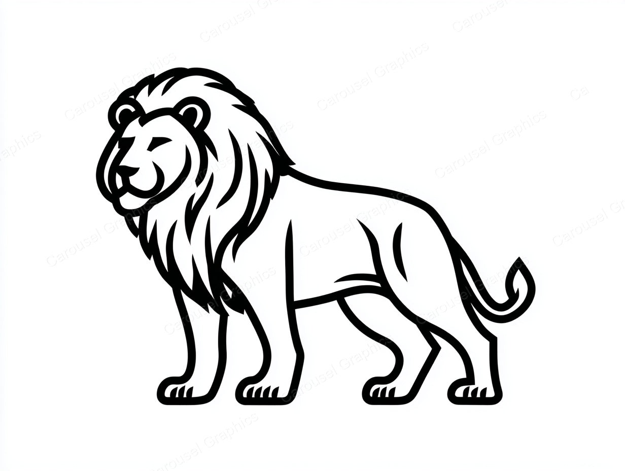 Lion Vector Graphic preview