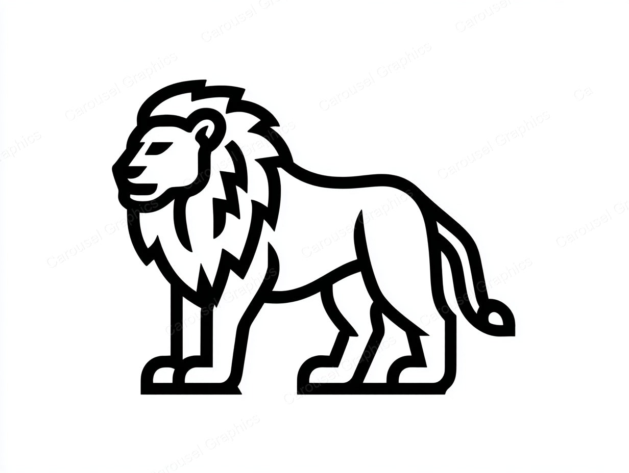 Lion Vector Graphic preview
