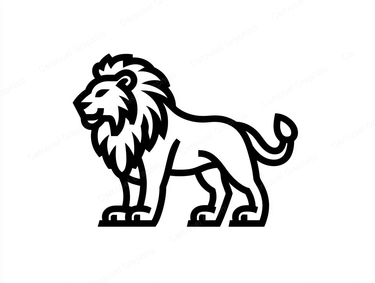 Lion Vector Graphic preview