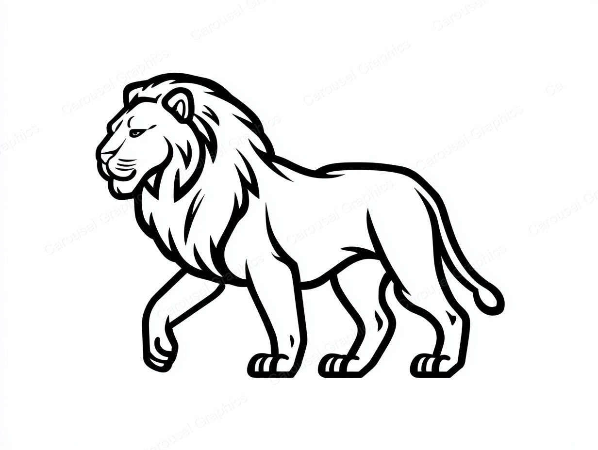 Lion Vector Graphic preview
