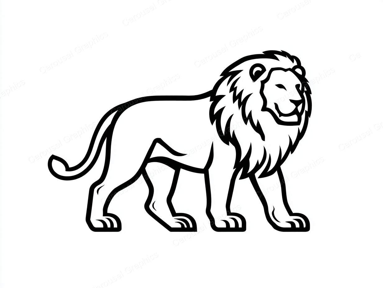 Lion Vector Graphic preview