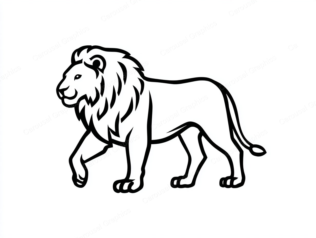 Lion Vector Graphic preview
