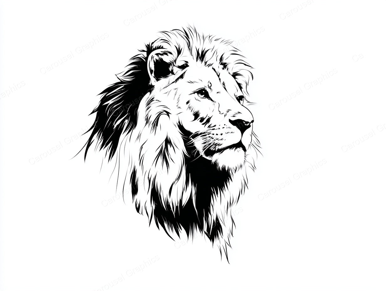 Lion Vector Graphic preview