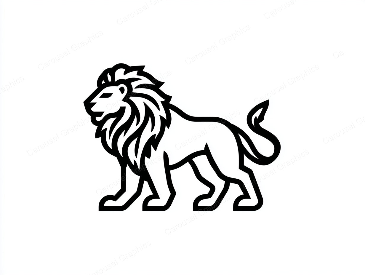 Lion Vector Graphic preview