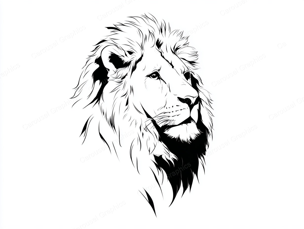 Lion Vector Graphic preview