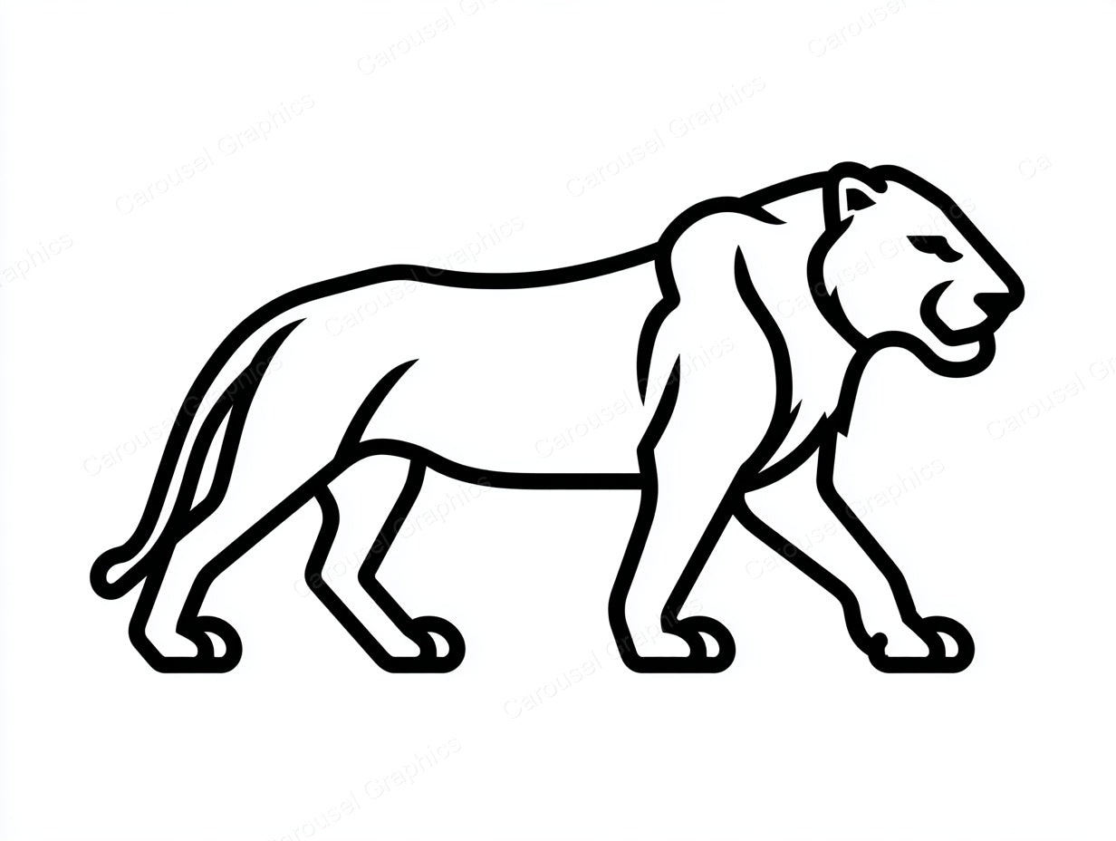 Lion Vector Graphic preview