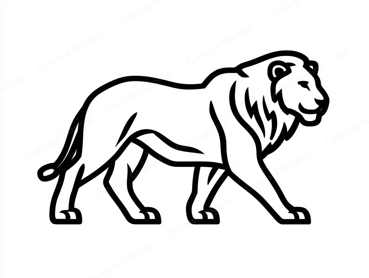 Lion Vector Graphic preview
