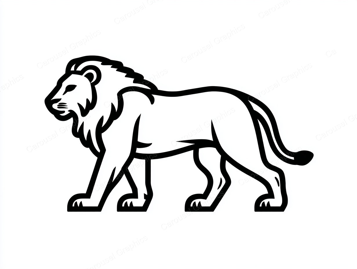Lion Vector Graphic preview