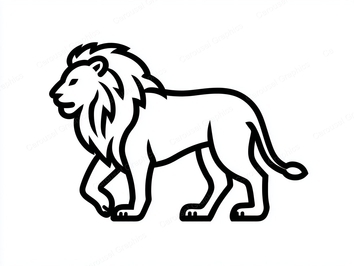 Lion Vector Graphic preview