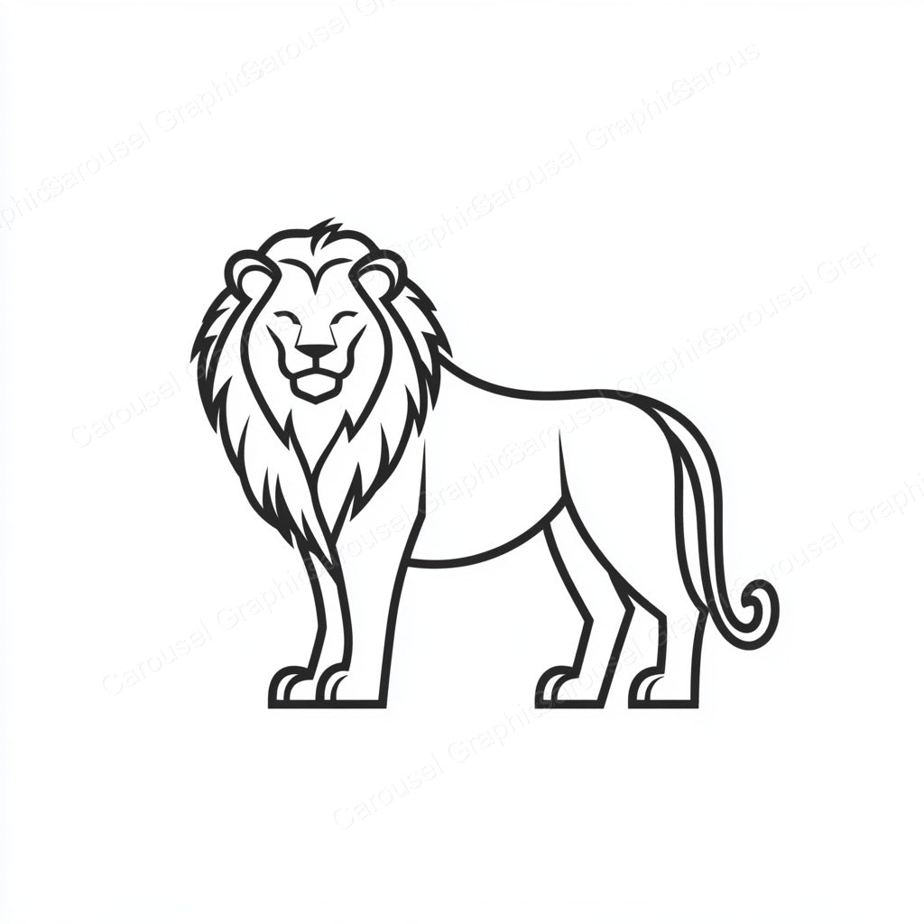 Lion Vector Graphic preview