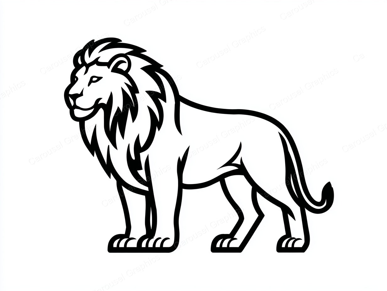 Lion Vector Graphic preview