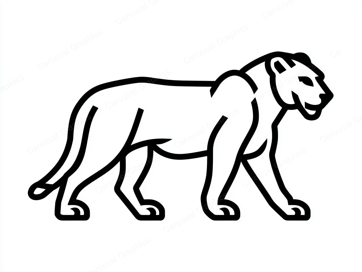 Lion Vector Graphic preview