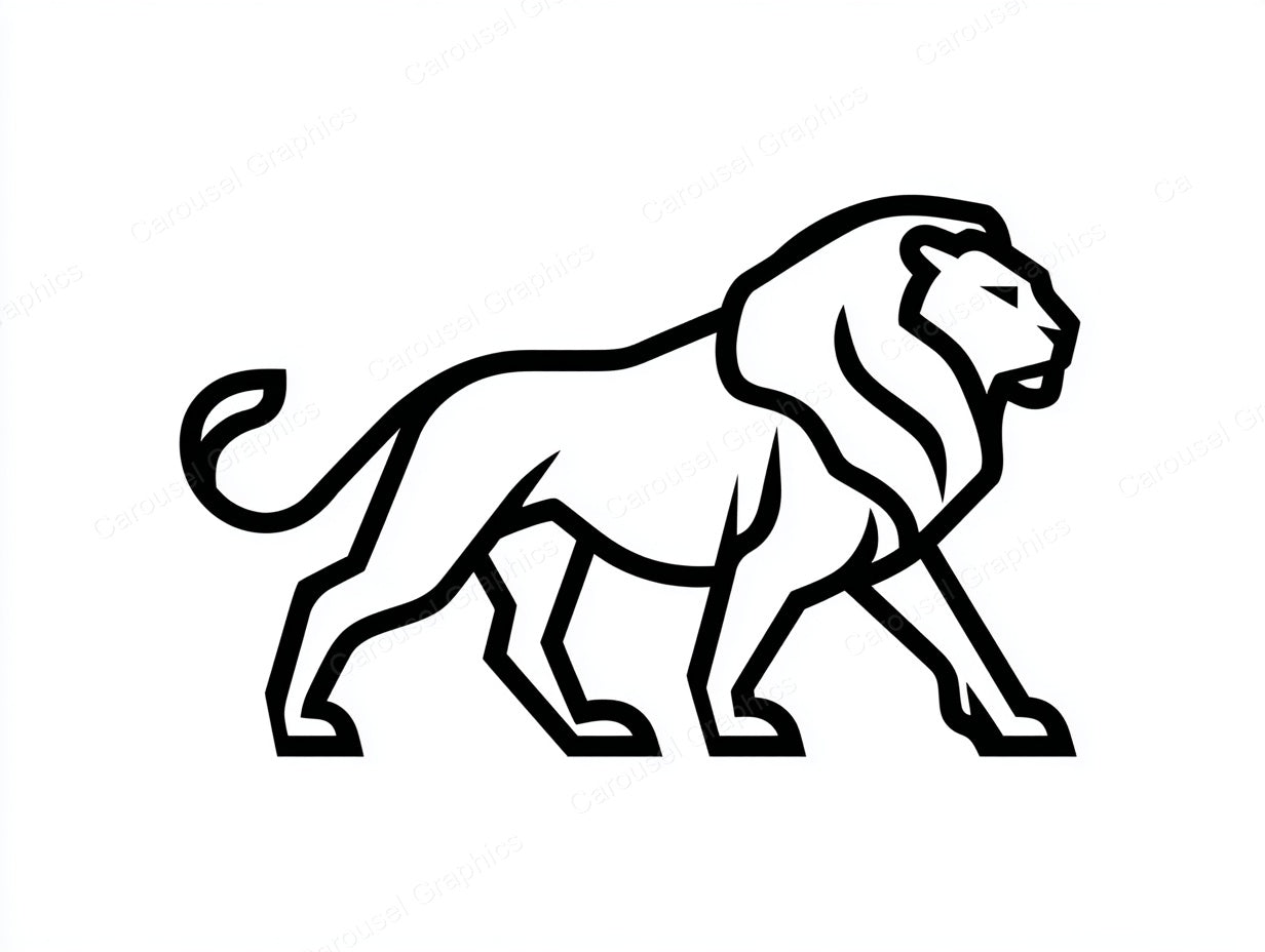 Lion Vector Graphic preview