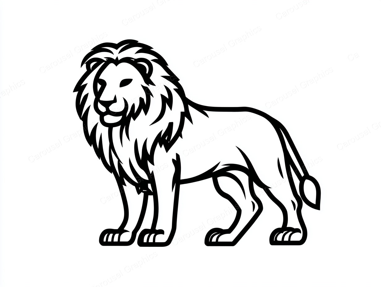 Lion Vector Graphic preview