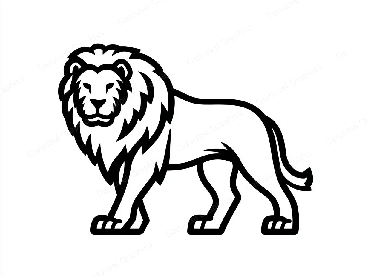 Lion Vector Graphic preview