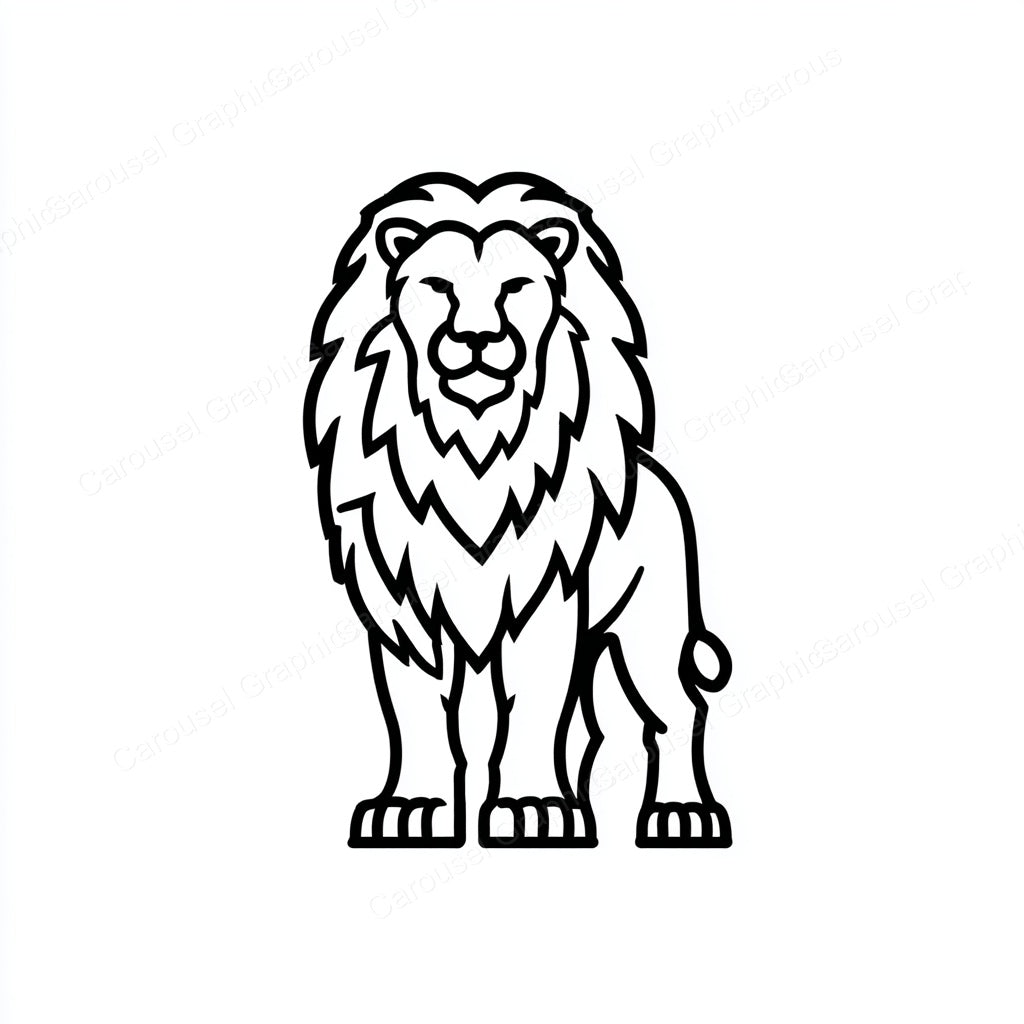 Lion Vector Graphic preview