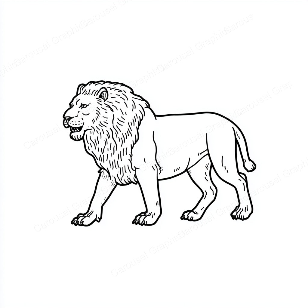 Lion Vector Graphic preview