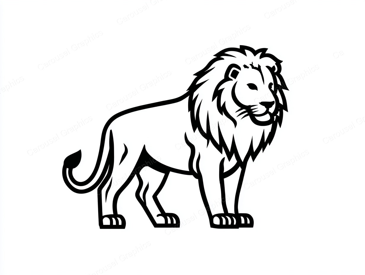 Lion Vector Graphic preview