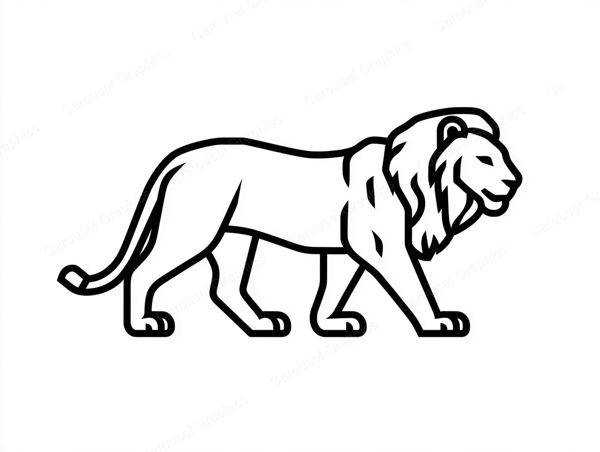 Lion Vector Graphic preview