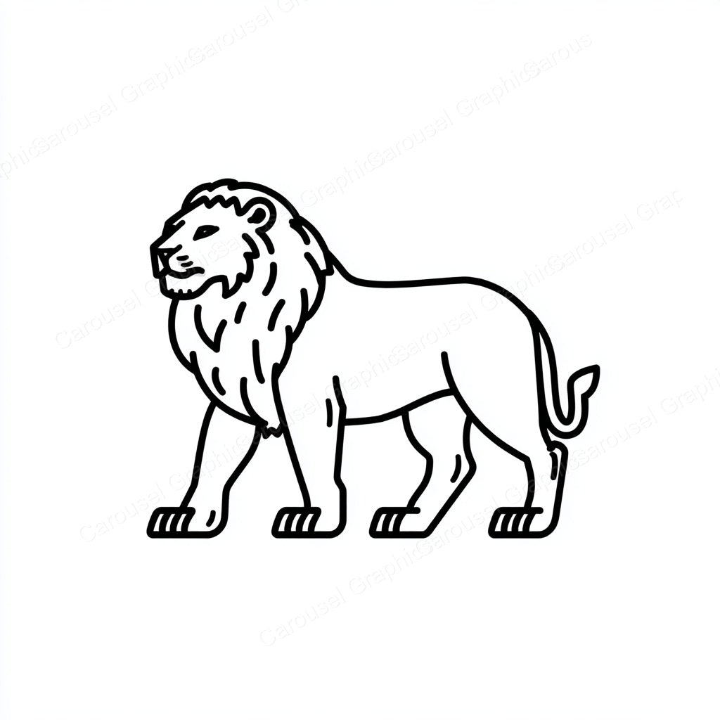 Lion Vector Graphic preview