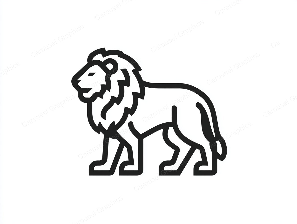 Lion Vector Graphic preview