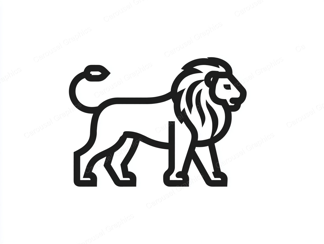 Lion Vector Graphic preview