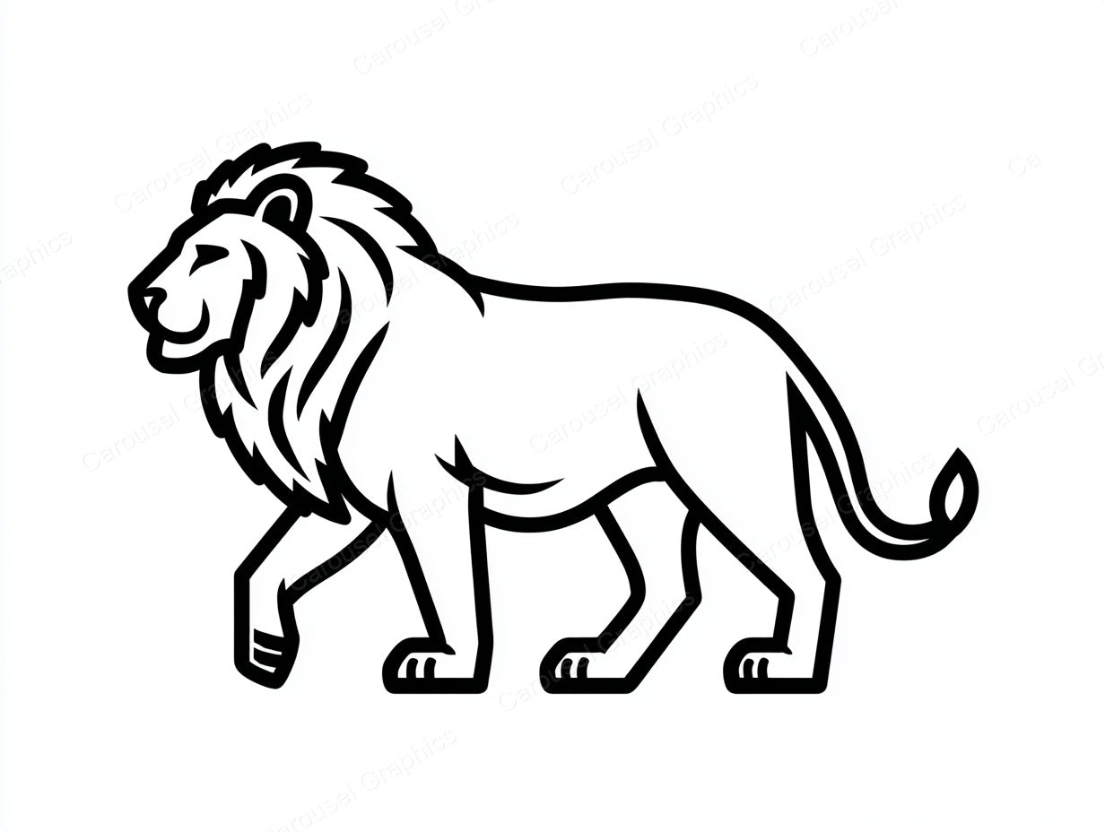 Lion Vector Graphic preview