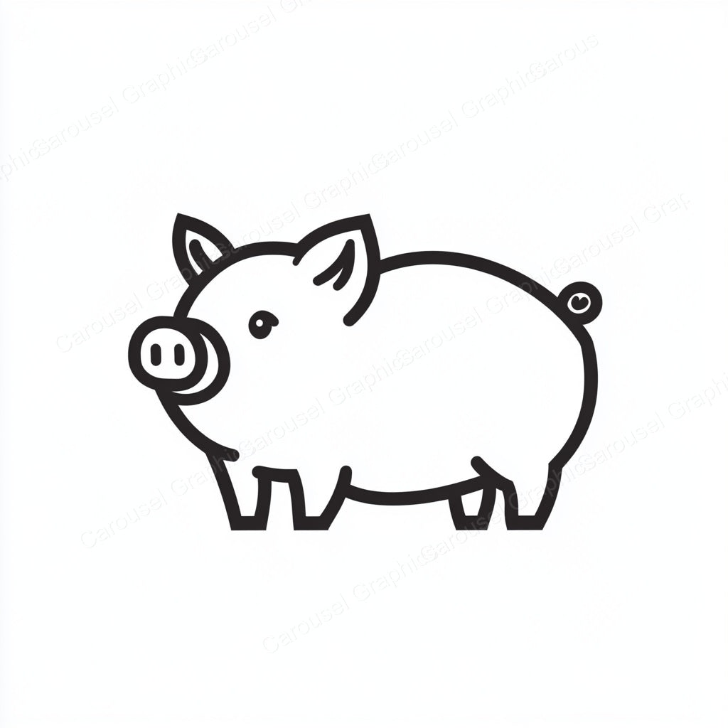 Pig Vector Graphic preview