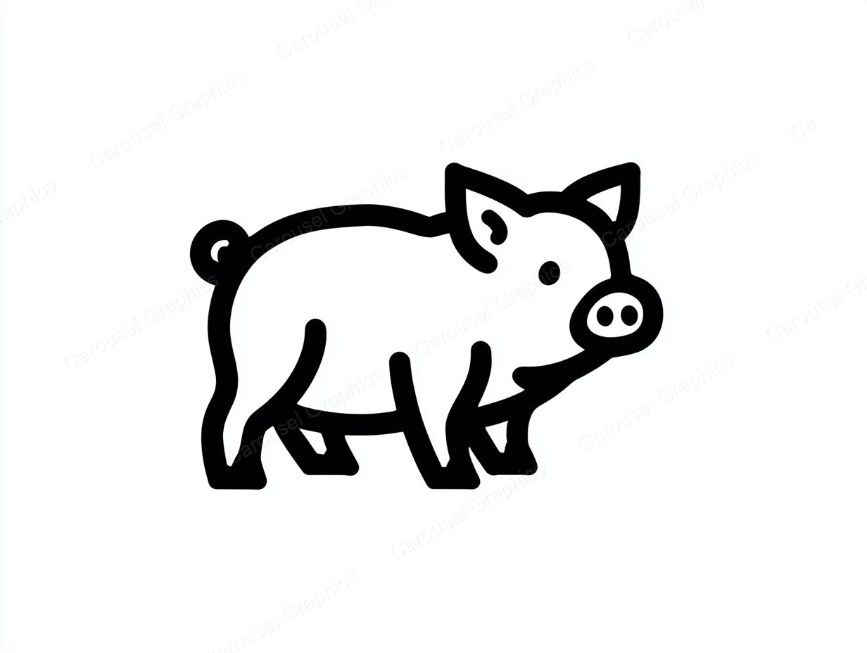 Pig Vector Graphic preview