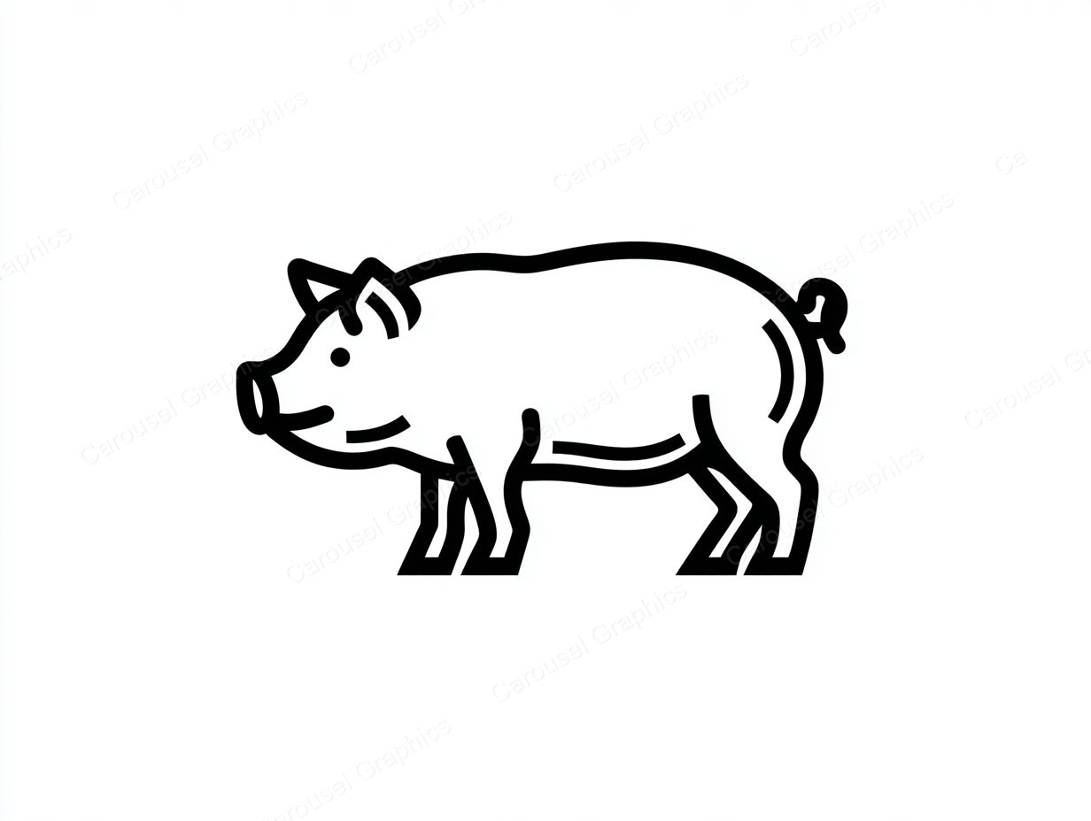 Pig Vector Graphic preview