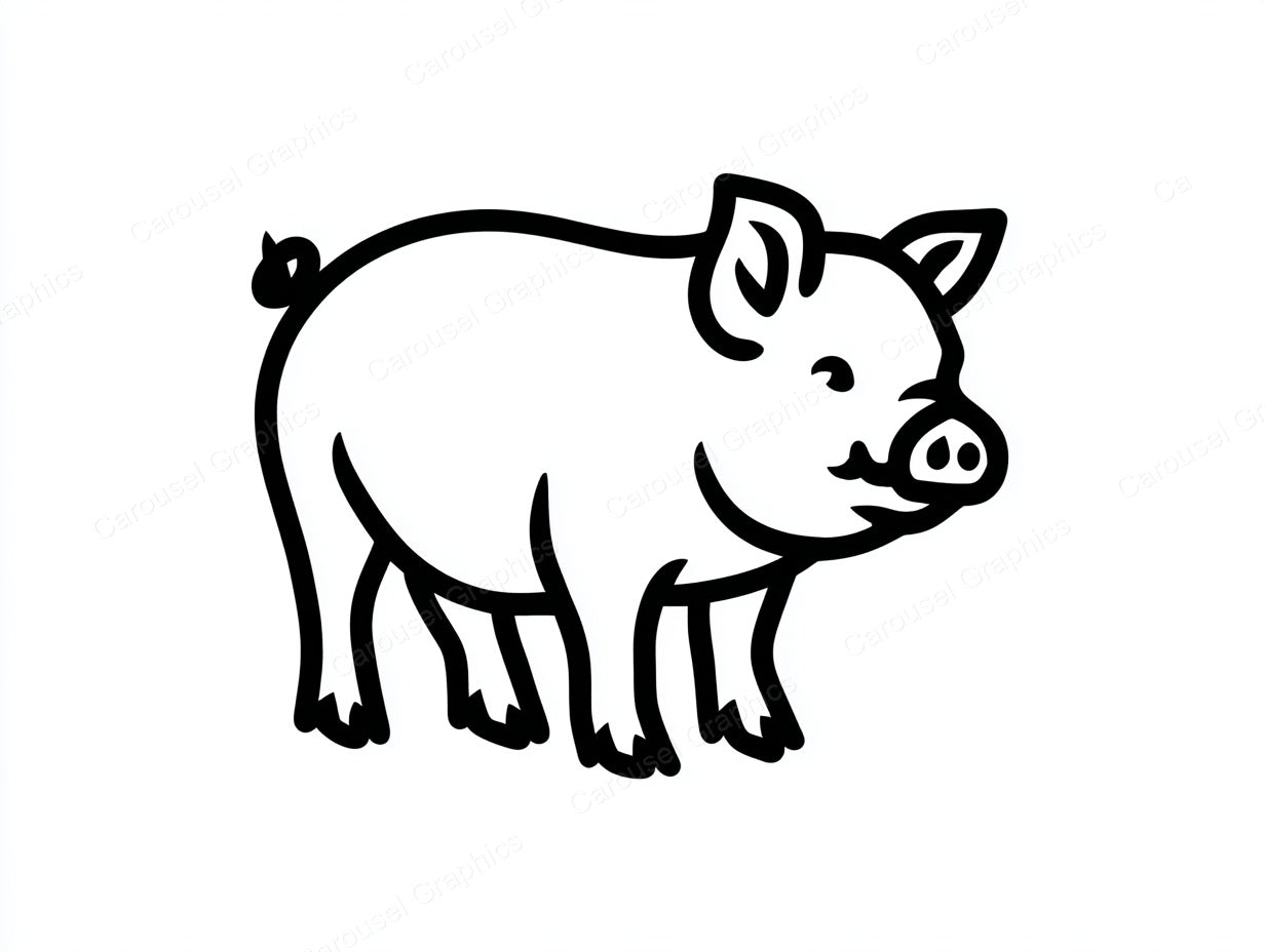 Pig Vector Graphic preview