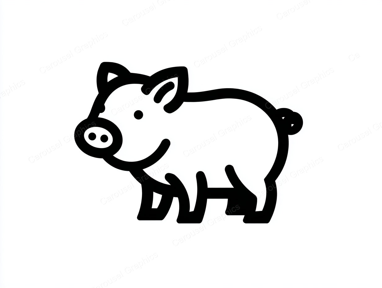 Pig Vector Graphic preview